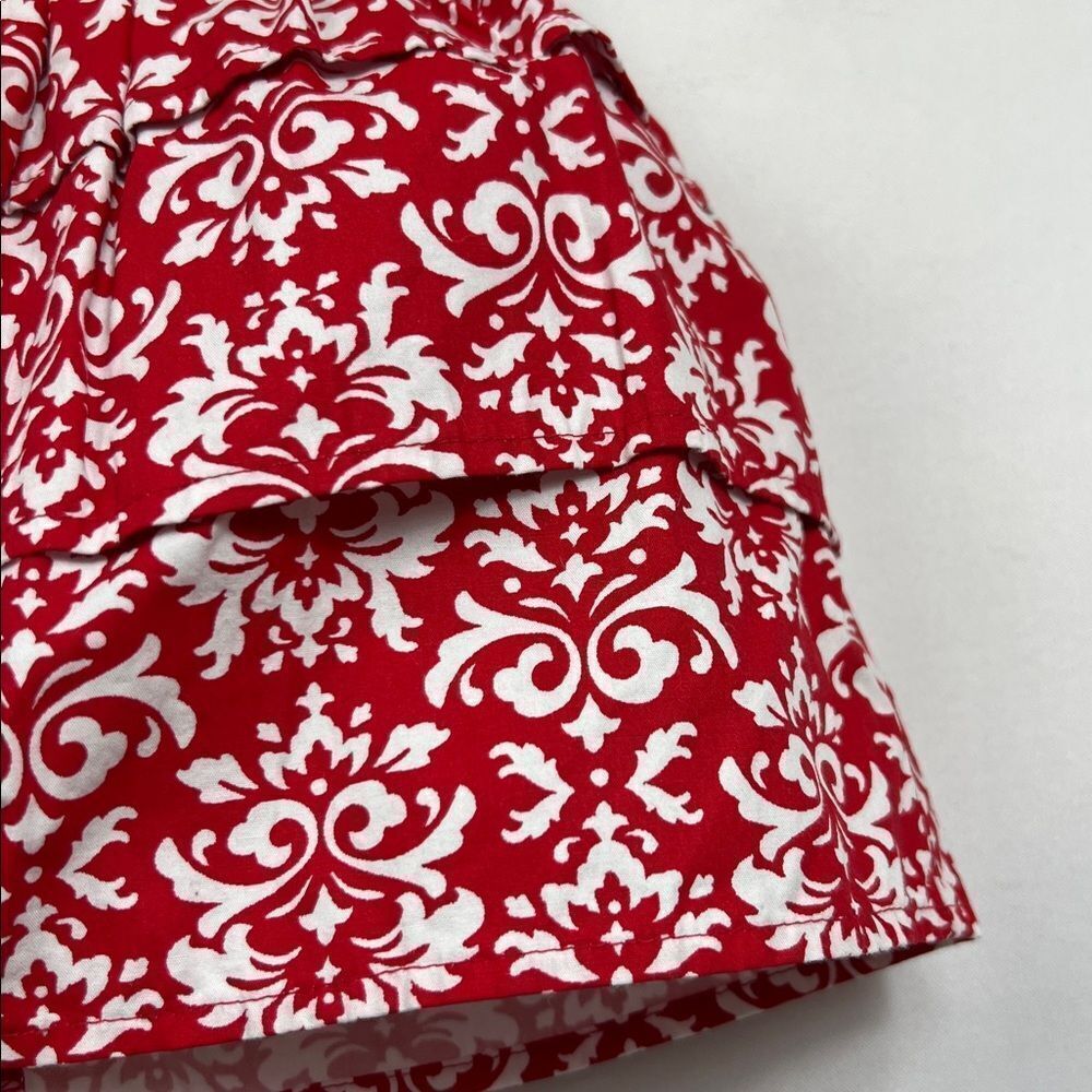 Kelly's Kids red and White Baby Dress with satin sash size 12 months - Picture 4 of 12